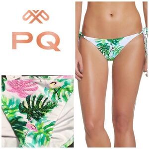 PILYQ beaded flamingo bikini bottom. NWT